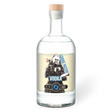 Carrie Nation Vodka bottle with a label featuring Carrie Nation on a blank background